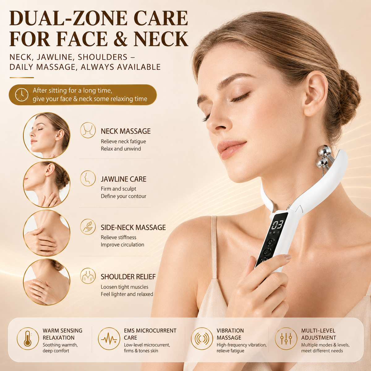 Facial & Neck Sculpting Massager