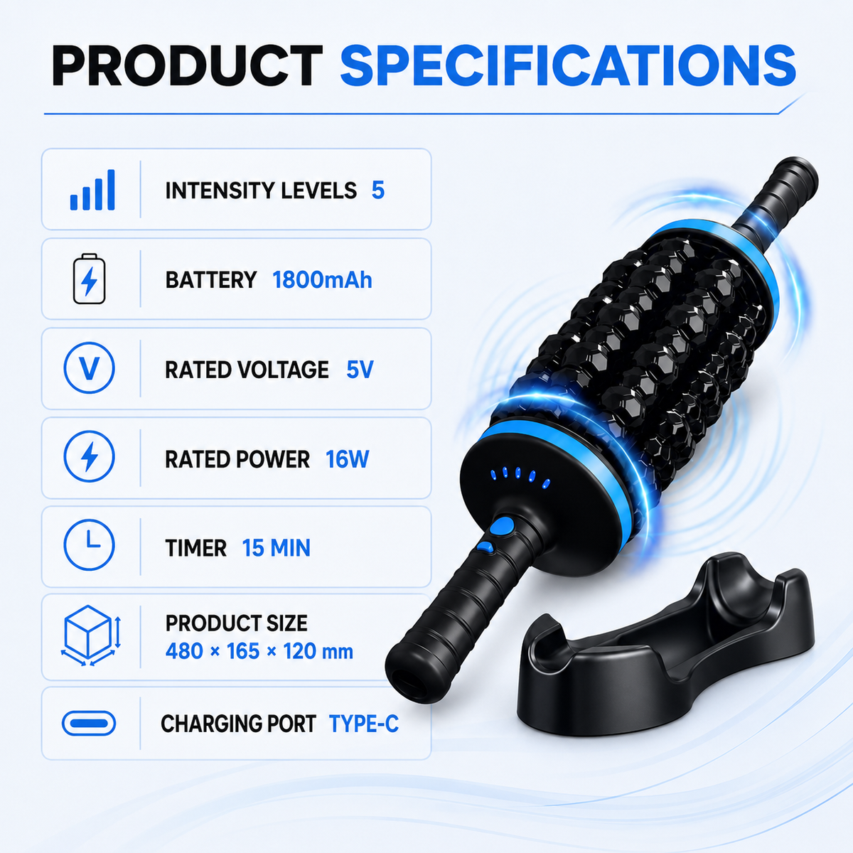 Rolling Powered Massager