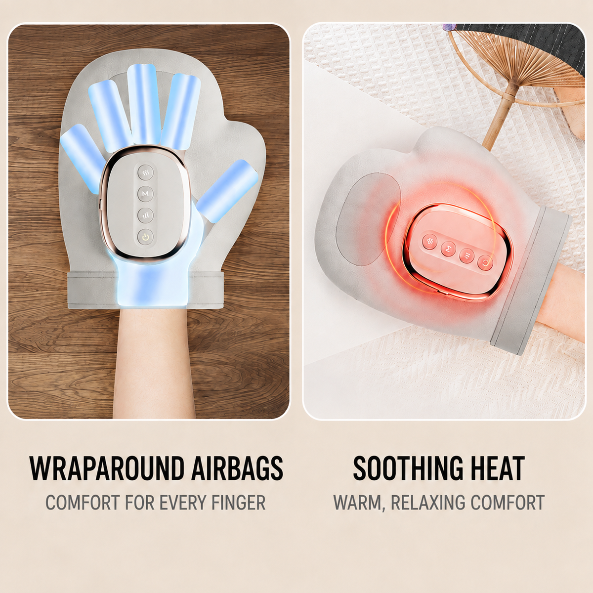 Hand Recovery Massager + Heat Therapy